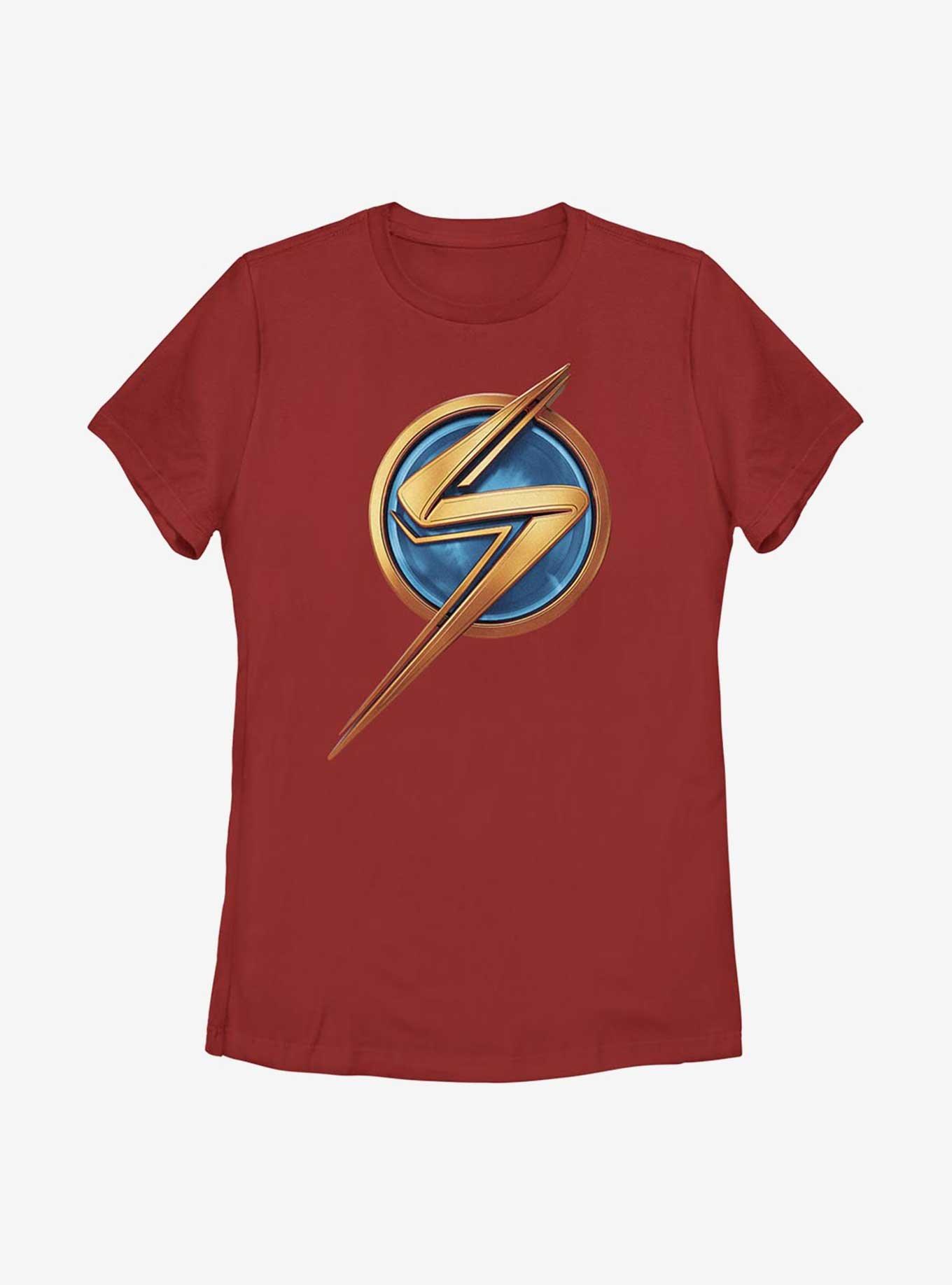 Marvel Ms. Marvel Logo Icon Womens T-Shirt, , hi-res