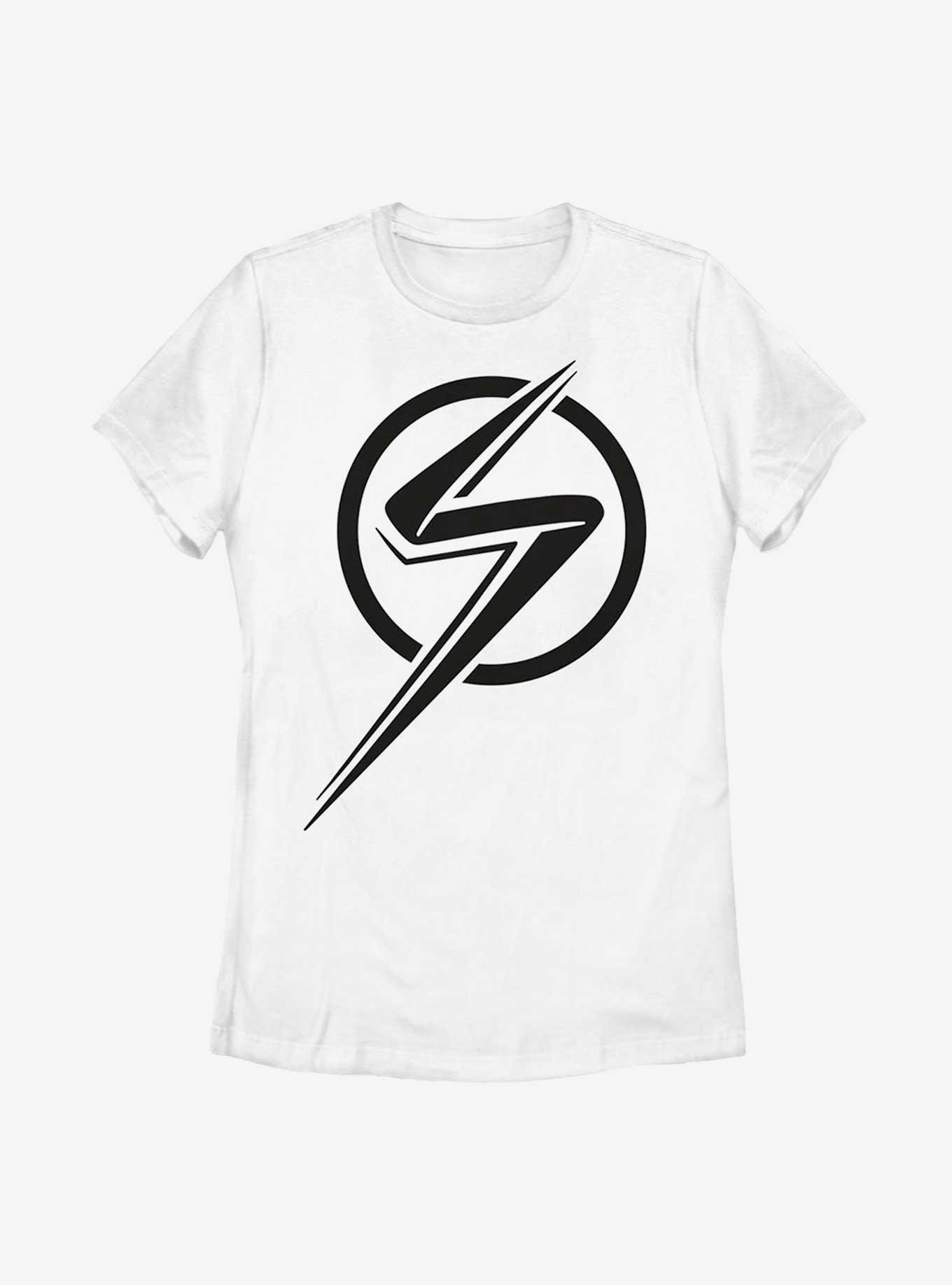 Marvel Ms. Marvel Single Color Womens T-Shirt, WHITE, hi-res