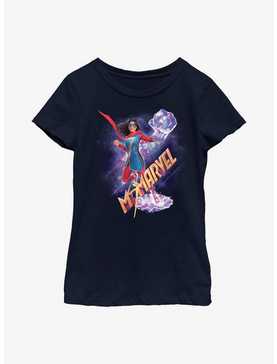 Marvel Ms. Marvel Crystal Hero Shot Youth Girls T-Shirt, , hi-res