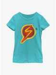 Marvel Ms. Marvel Doodle Symbol Youth Girls T-Shirt, TAHI BLUE, hi-res