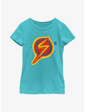 Marvel Ms. Marvel Doodle Symbol Youth Girls T-Shirt, , hi-res