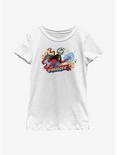 Marvel Ms. Marvel Embiggen Badge Youth Girls T-Shirt, WHITE, hi-res