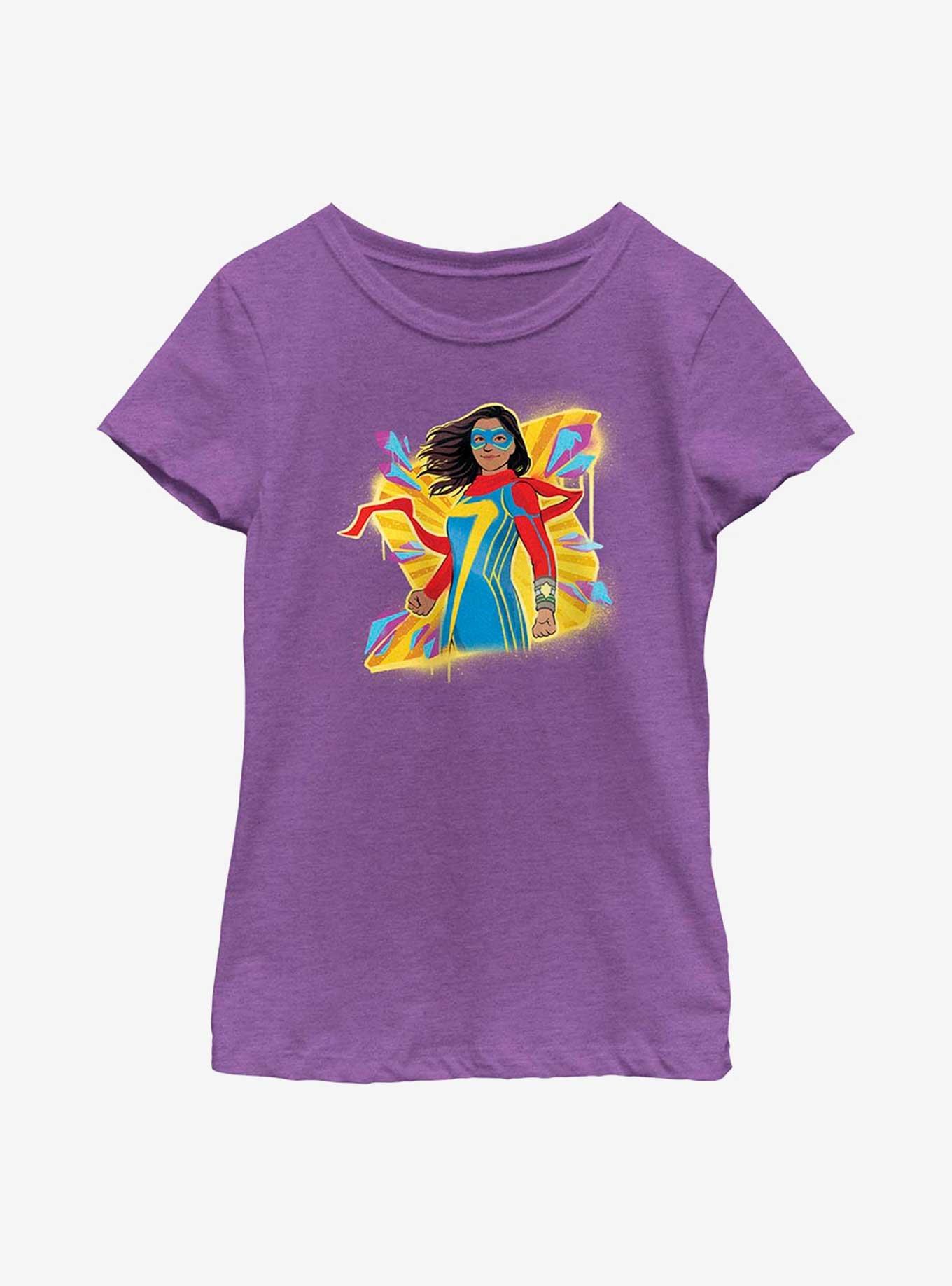 Marvel Ms. Marvel Graffiti Youth Girls T-Shirt, , hi-res