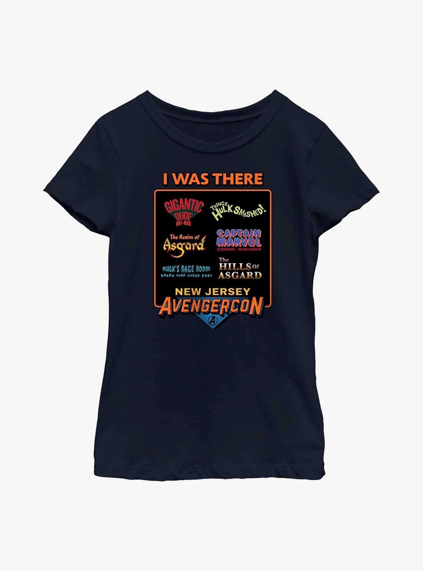 Marvel Ms. Marvel I Was There Avengercon Youth Girls T-Shirt, NAVY, hi-res