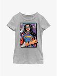 Marvel Ms. Marvel Cover Youth Girls T-Shirt, ATH HTR, hi-res