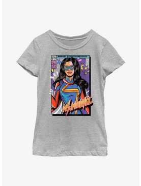 Marvel Ms. Marvel Cover Youth Girls T-Shirt, , hi-res