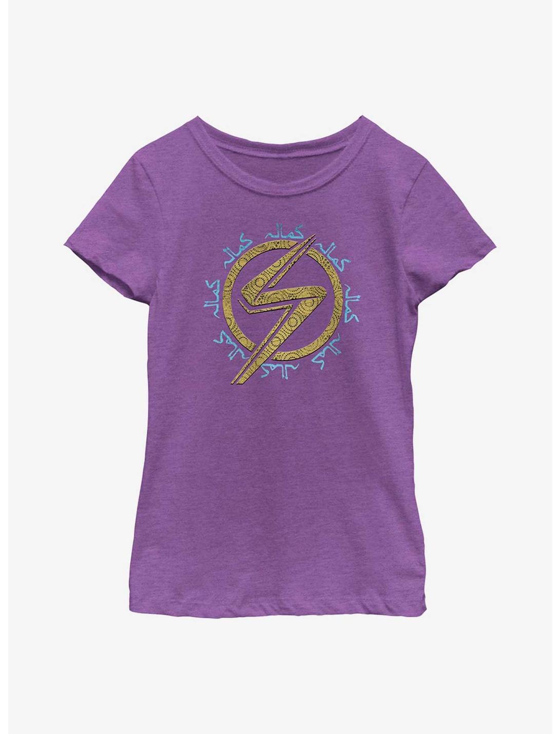 Marvel Ms. Marvel Icon Youth Girls T-Shirt, PURPLE BERRY, hi-res