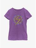 Marvel Ms. Marvel Icon Youth Girls T-Shirt, PURPLE BERRY, hi-res