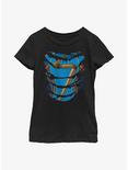 Marvel Ms. Marvel Rips Youth Girls T-Shirt, BLACK, hi-res