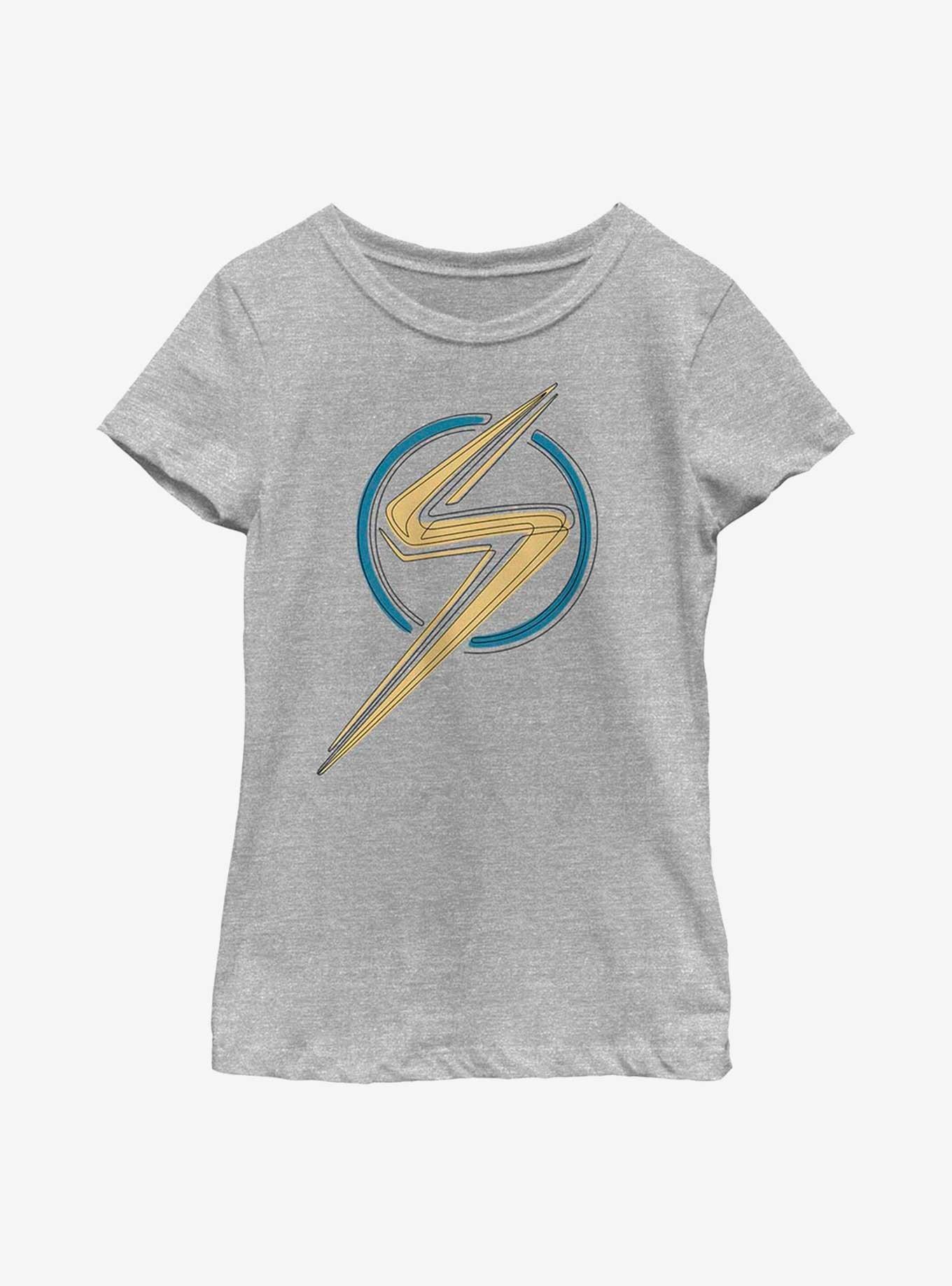 Marvel Ms. Marvel. Marvel Badge Youth Girls T-Shirt, , hi-res