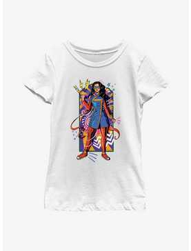 Marvel Ms. Marvel Sketchy Kamala Youth Girls T-Shirt, , hi-res