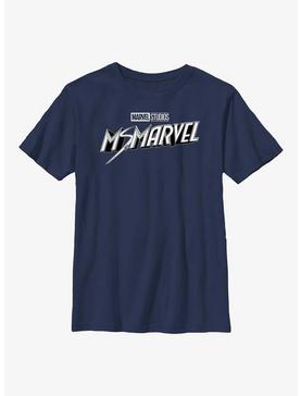 Marvel Ms. Marvel Black And White Youth T-Shirt, , hi-res