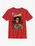 Marvel Ms. Marvel Comic Cover Youth T-Shirt, RED, hi-res