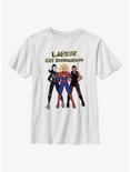 Marvel Ms. Marvel Ladies Get Info Youth T-Shirt, WHITE, hi-res