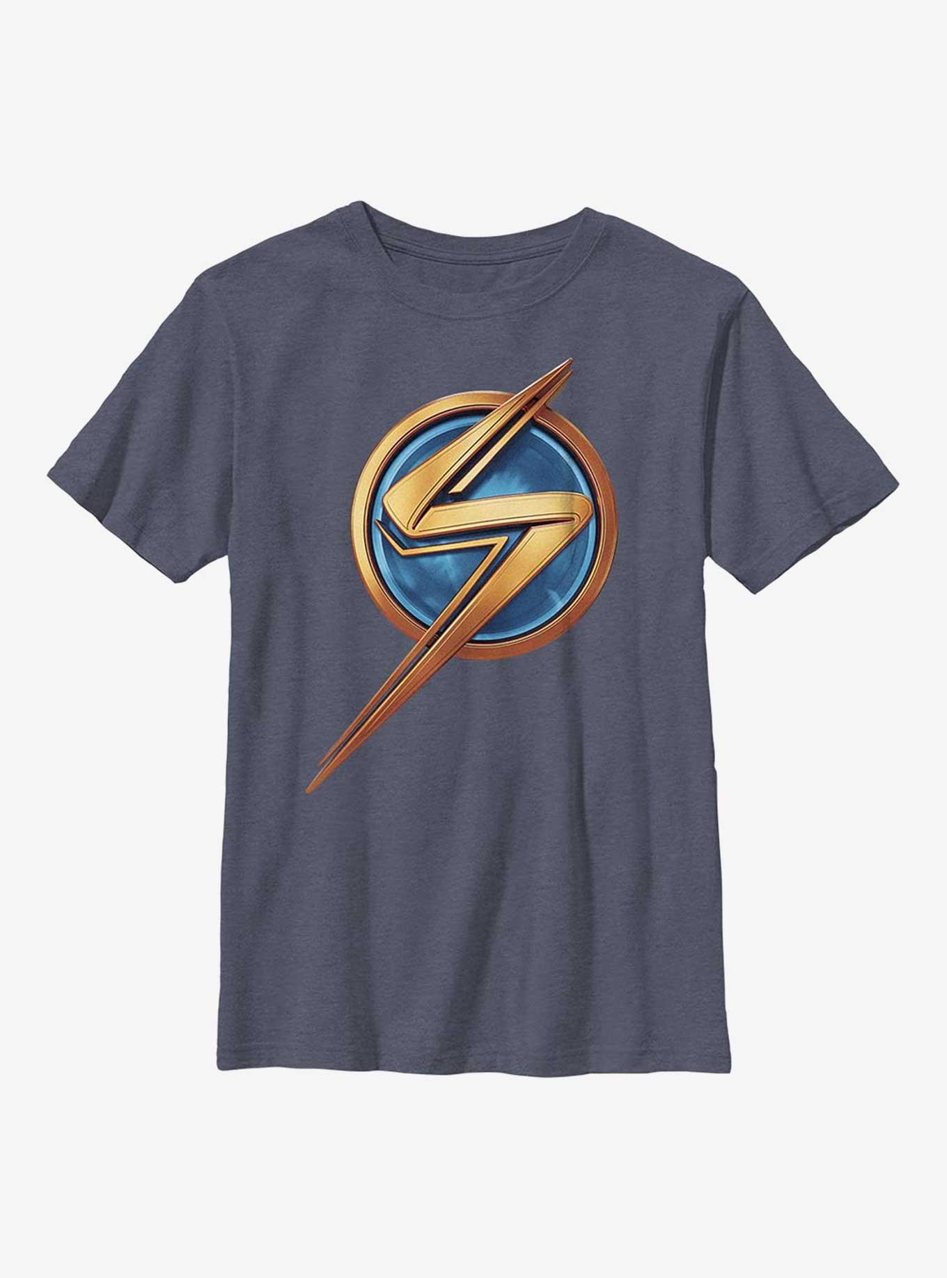 Marvel Ms. Marvel Logo Icon Youth T-Shirt, , hi-res