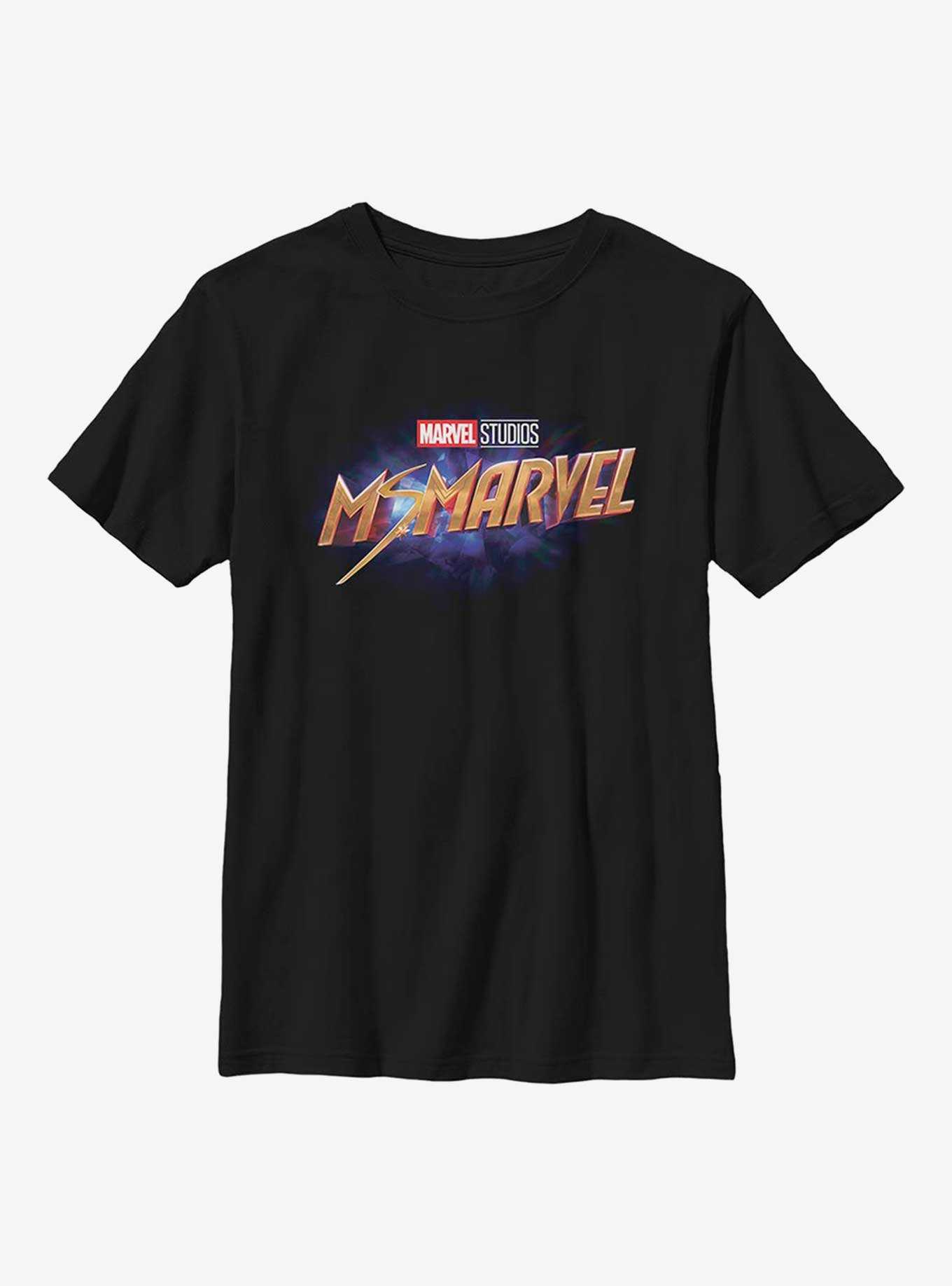 Marvel Ms. Marvel Logo Youth T-Shirt, , hi-res
