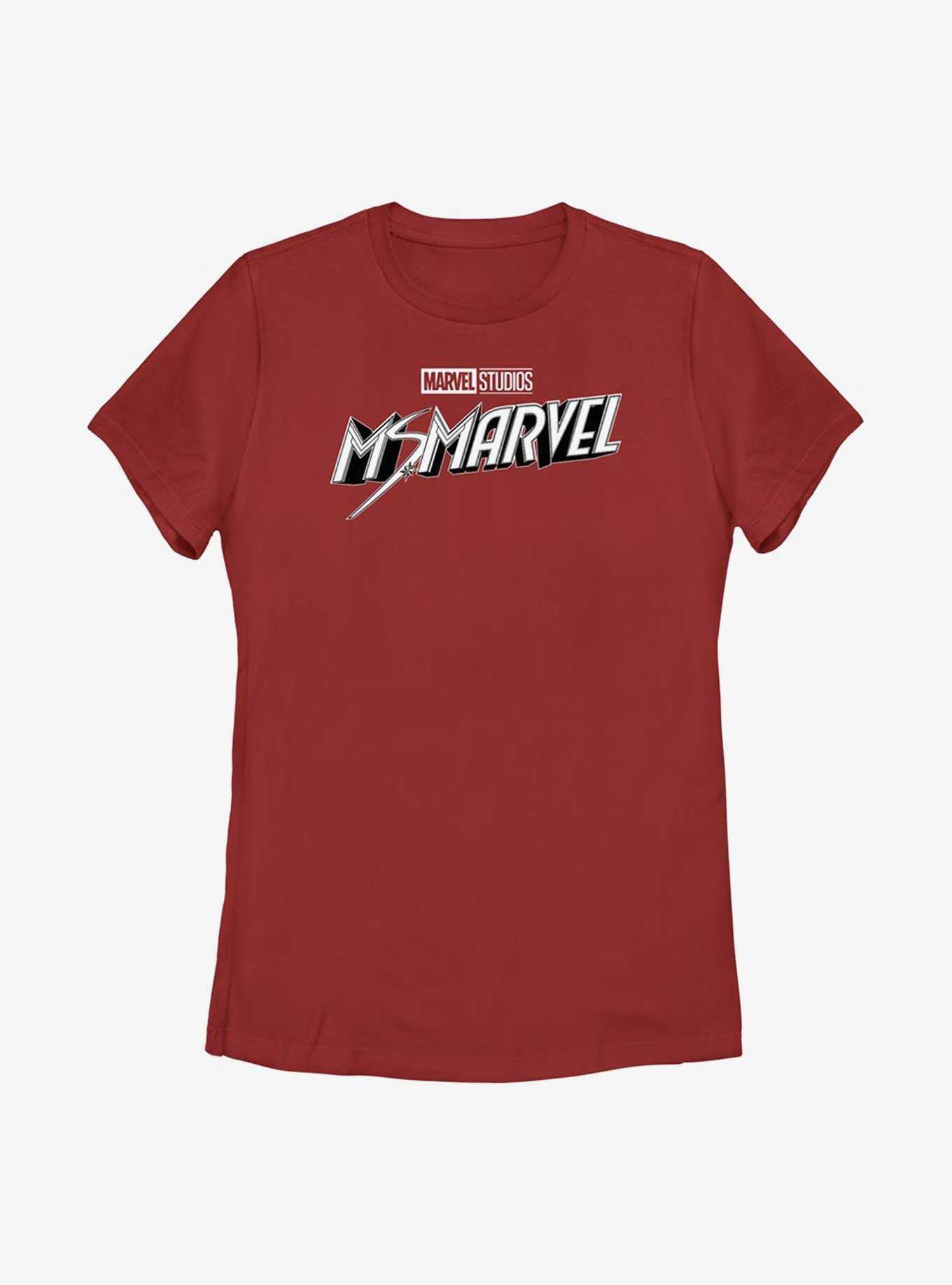 Marvel Ms. Marvel Black And White Womens T-Shirt, , hi-res
