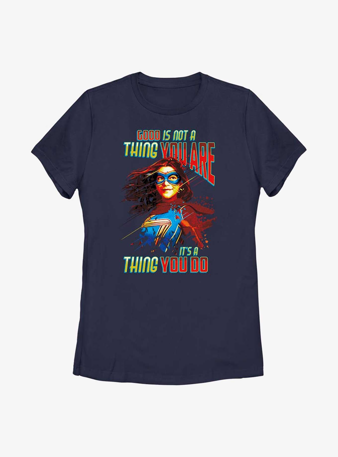 Marvel Ms. Marvel Good You Do Womens T-Shirt, NAVY, hi-res