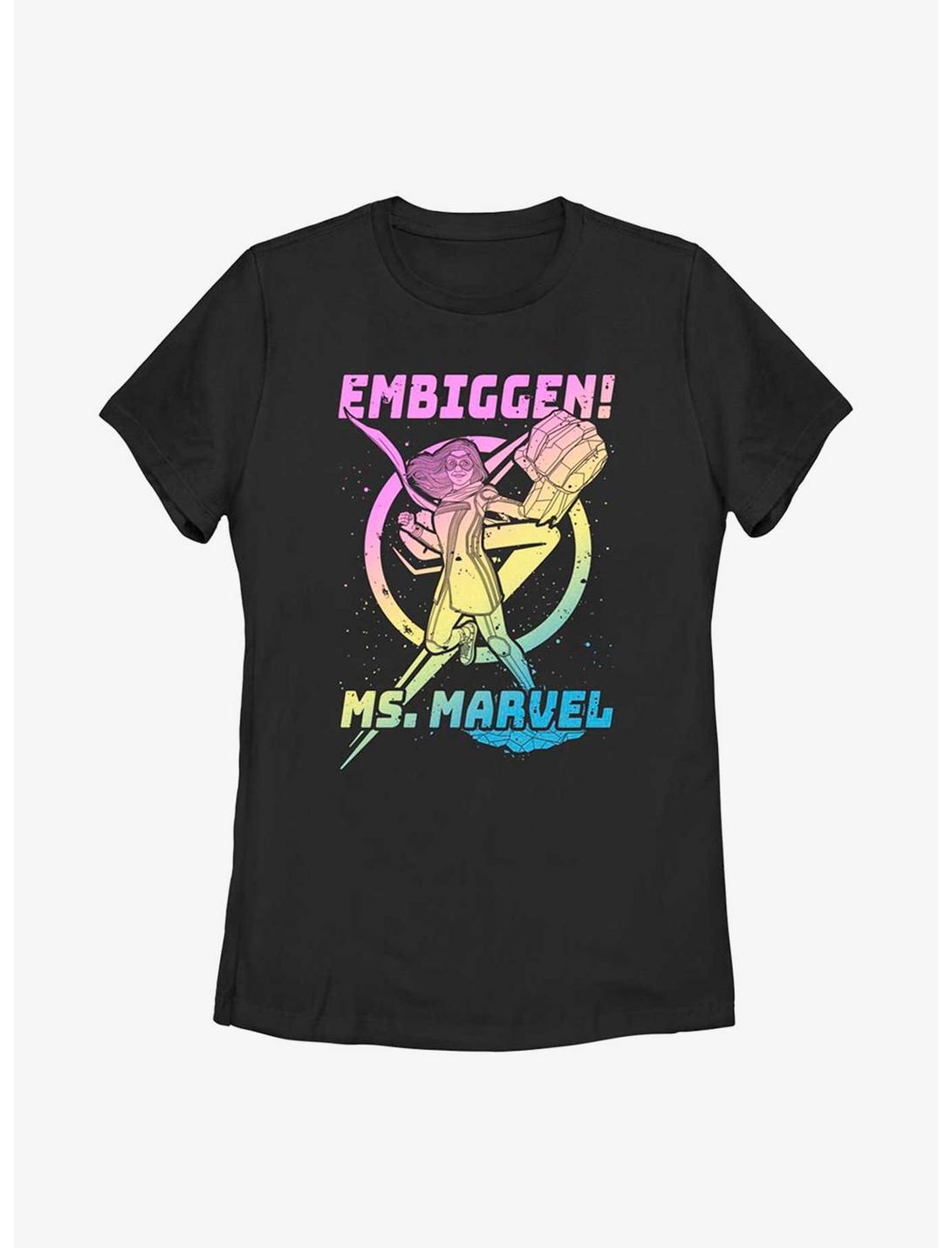 Marvel Ms. Marvel Gradient Marvel Womens T-Shirt, BLACK, hi-res