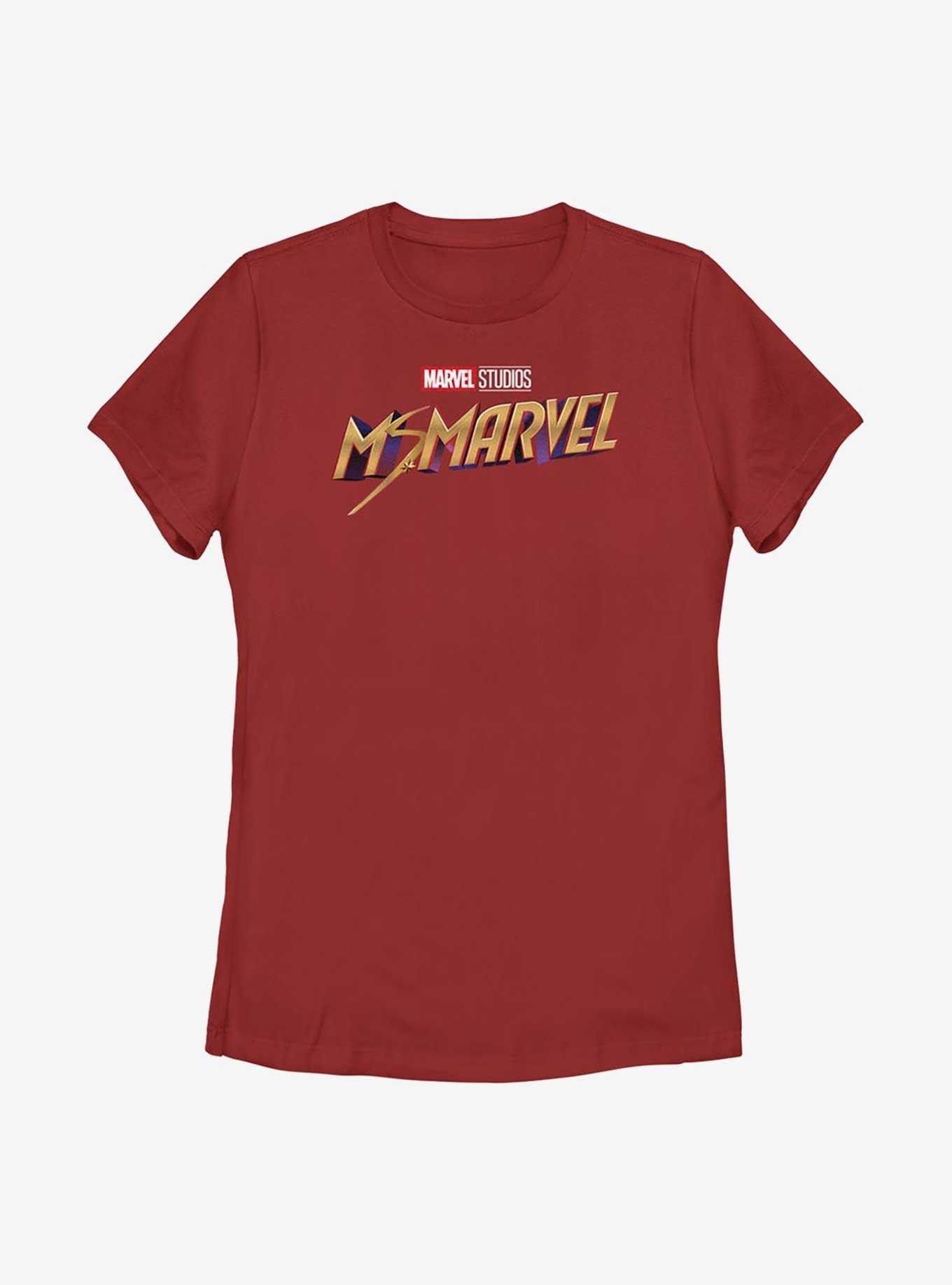 Marvel Ms. Marvel Classic Logo Womens T-Shirt, , hi-res