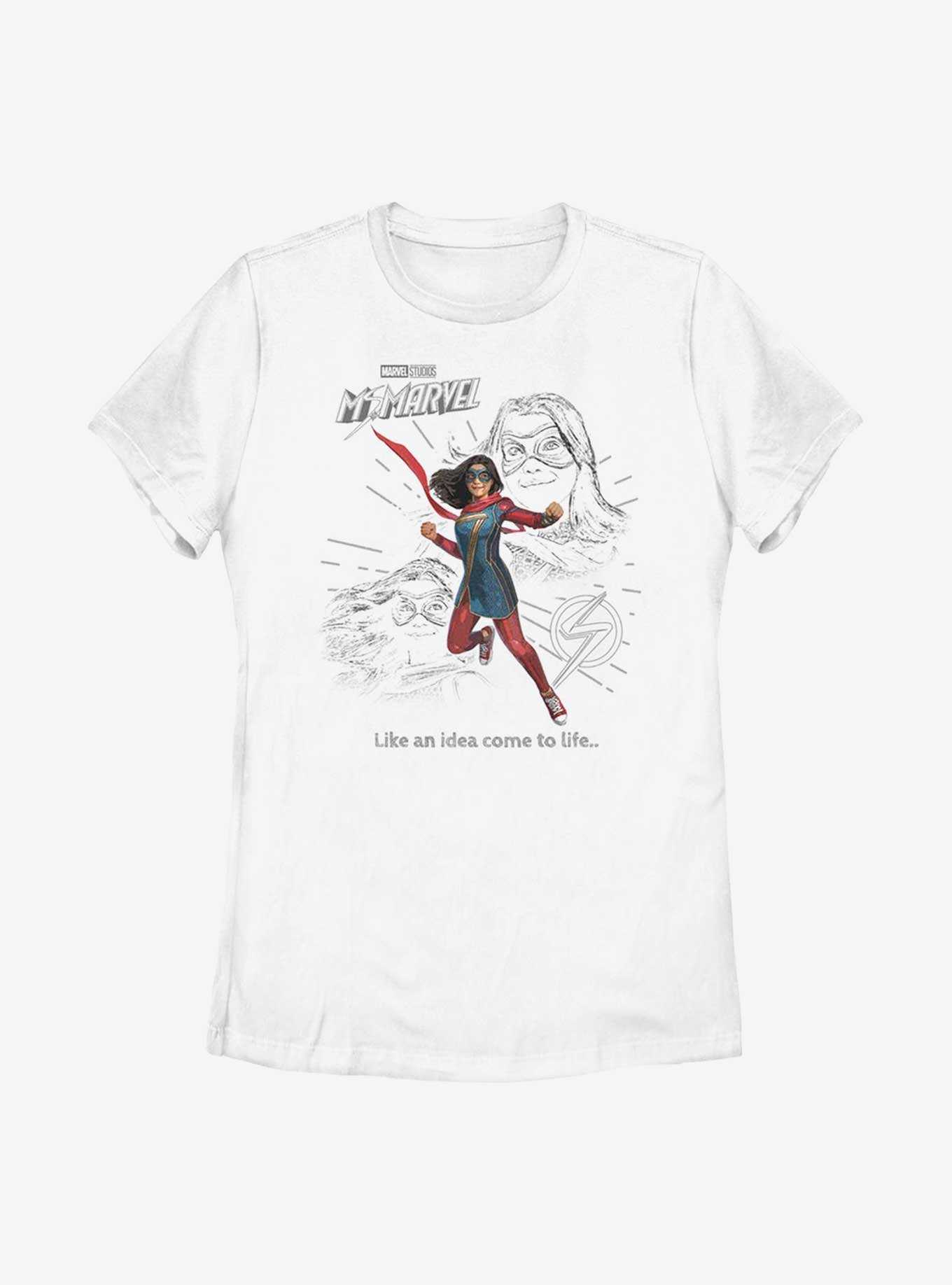 Marvel Ms. Marvel Living Idea Womens T-Shirt, , hi-res