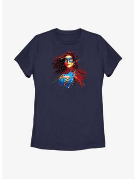Marvel Ms. Marvel Polygon Portrait Womens T-Shirt, , hi-res