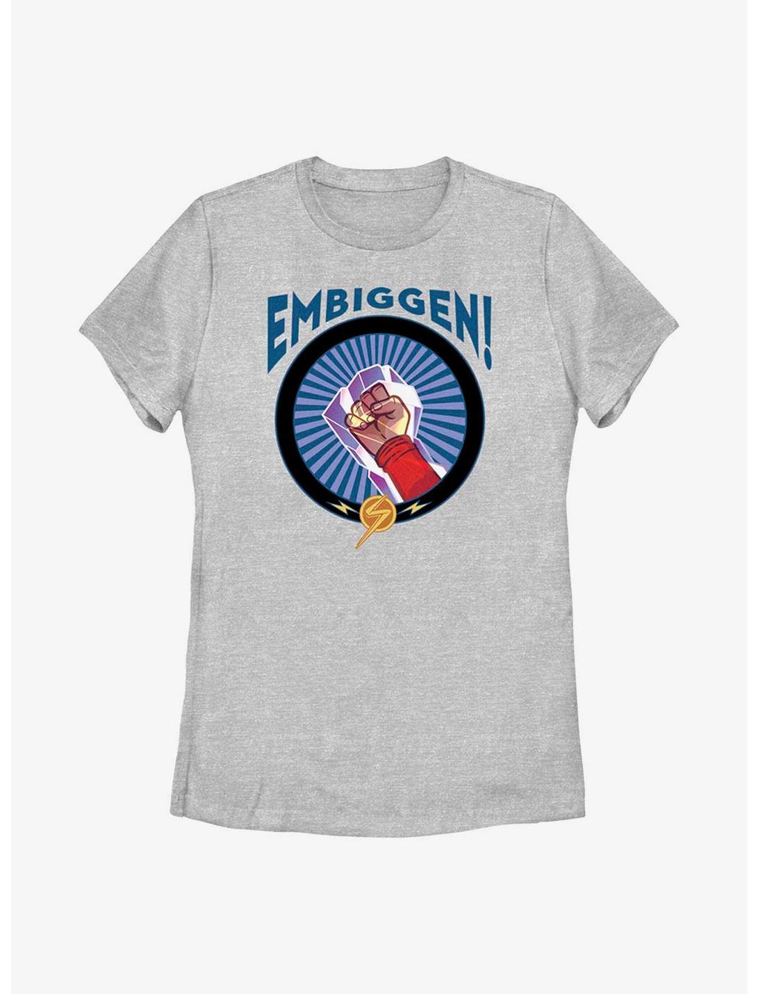 Marvel Ms. Marvel Embiggen! Womens T-Shirt, ATH HTR, hi-res