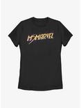 Marvel Ms. Marvel Polygons Womens T-Shirt, BLACK, hi-res
