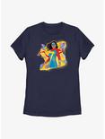 Marvel Ms. Marvel Graffiti Womens T-Shirt, NAVY, hi-res