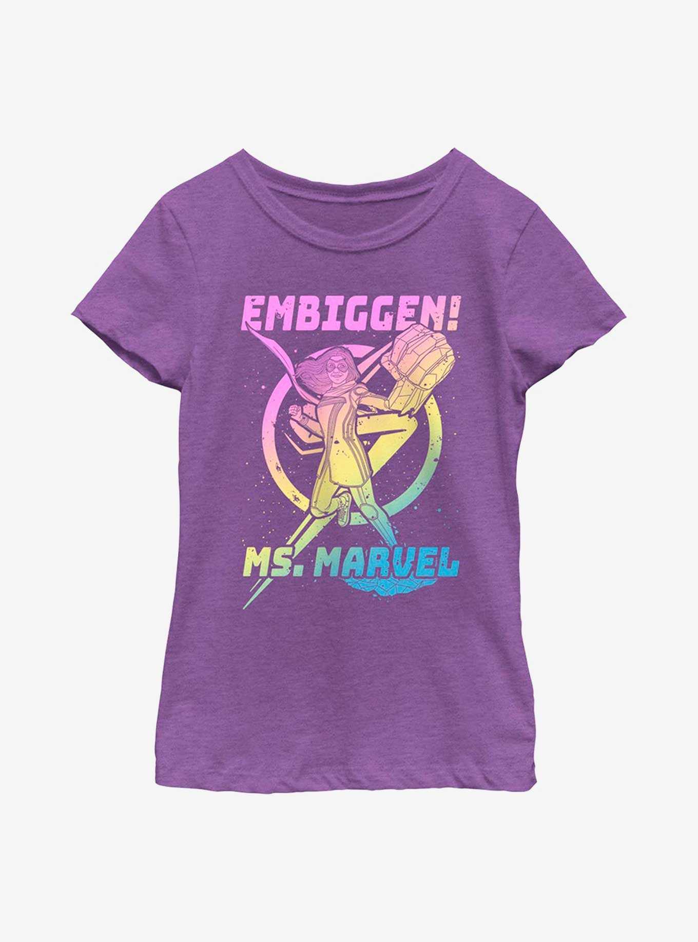 Marvel Ms. Marvel Gradient Marvel Youth Girls T-Shirt, , hi-res
