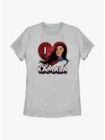 Marvel Ms. Marvel I Heart Kamala Womens T-Shirt, ATH HTR, hi-res