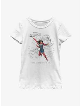 Marvel Ms. Marvel Living Idea Youth Girls T-Shirt, , hi-res