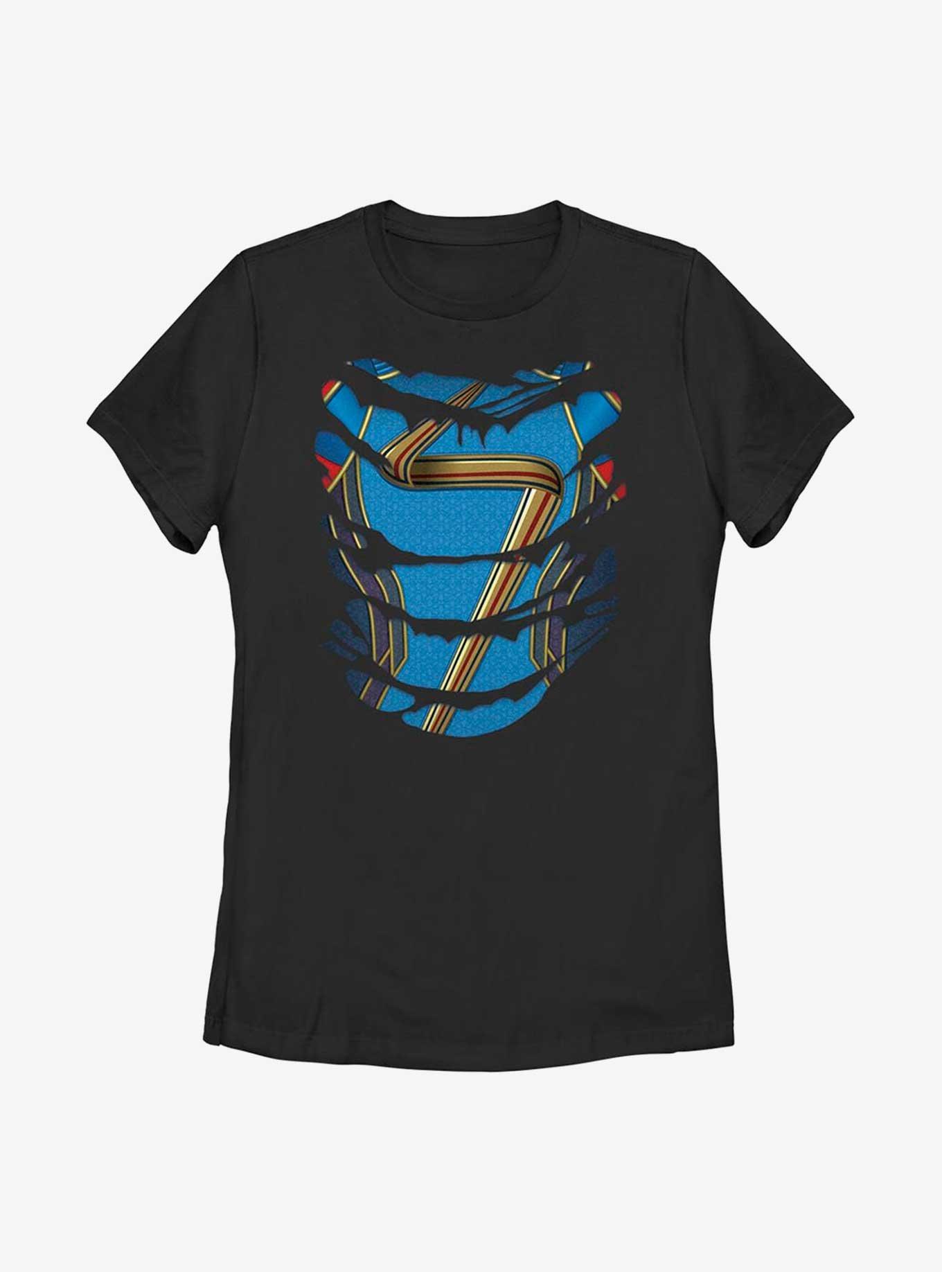 Marvel Ms. Marvel Rips Womens T-Shirt, , hi-res