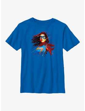 Marvel Ms. Marvel Polygon Portrait Youth T-Shirt, , hi-res