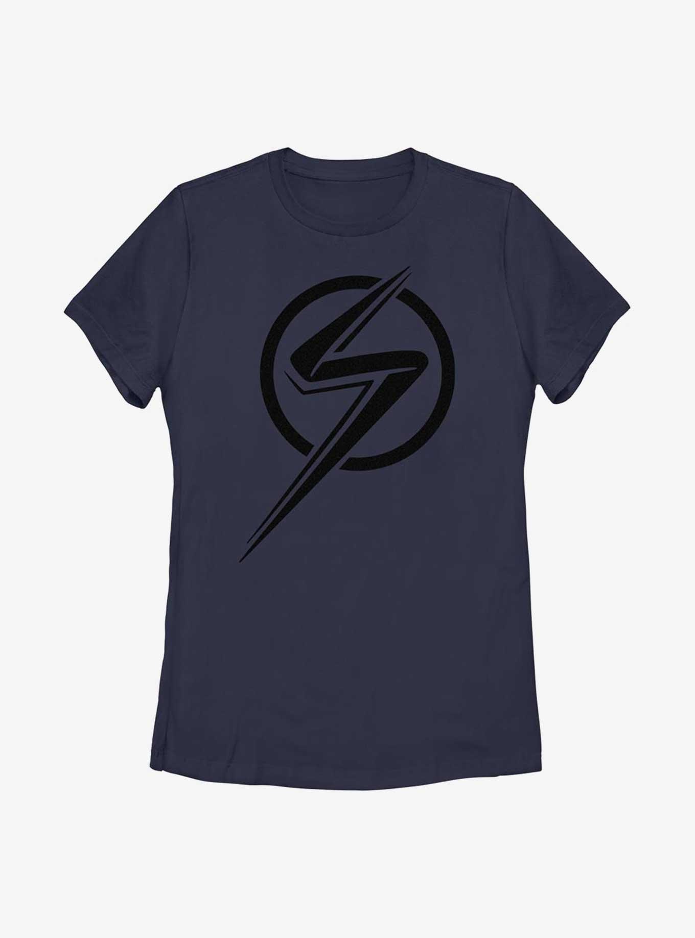 Marvel Ms. Marvel Single Color Womens T-Shirt, NAVY, hi-res