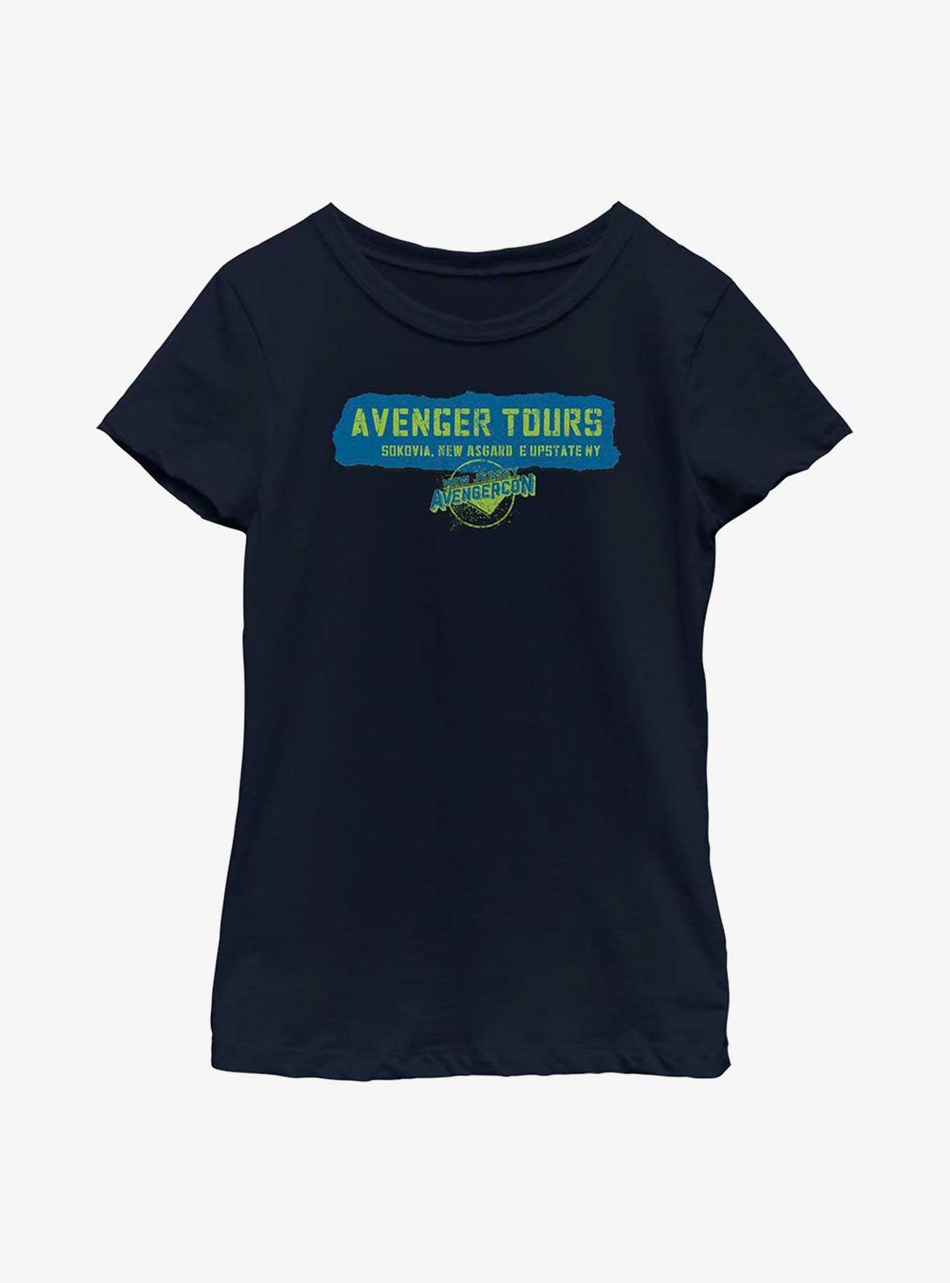 Marvel Ms. Marvel Avenger Tours Youth Girls T-Shirt, , hi-res
