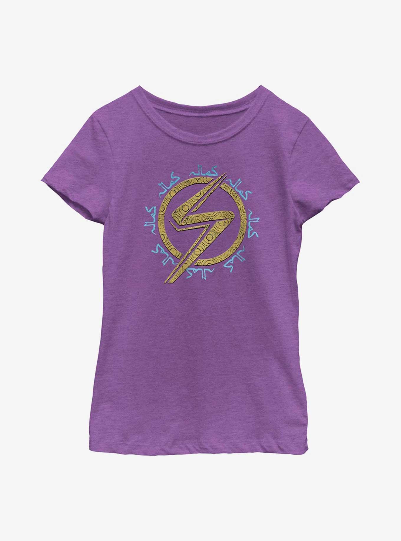 Marvel Ms. Marvel Icon Youth Girls T-Shirt, PURPLE BERRY, hi-res