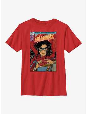 Marvel Ms. Marvel Comic Cover Youth T-Shirt, , hi-res