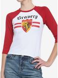 Harry Potter Gryffindor Varsity Girls Raglan Crop T-Shirt, MULTI, hi-res