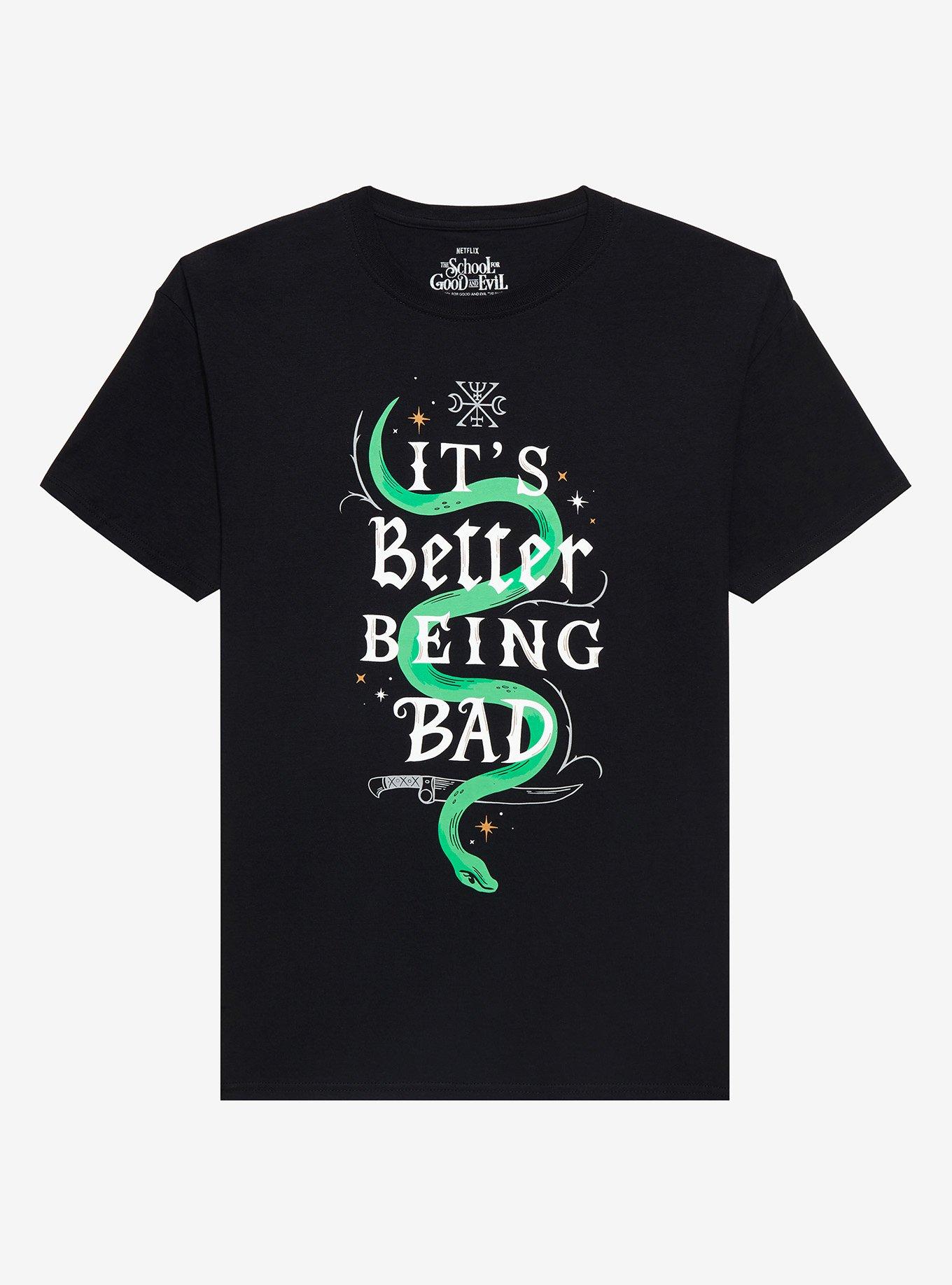 The School For Good And Evil Quote Boyfriend Fit Girls T-Shirt, MULTI, hi-res