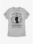 Bridgerton I Get My Tea From Lady Whistledown's Society Papers Womens T-Shirt, ATH HTR, hi-res