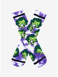 Marvel She-Hulk Chibi Allover Print Tie-Dye Crew Socks - BoxLunch Exclusive , , hi-res