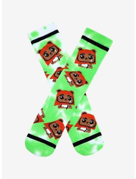Star Wars Chibi Ewoks Tie-Dye Crew Socks - BoxLunch Exclusive, , hi-res