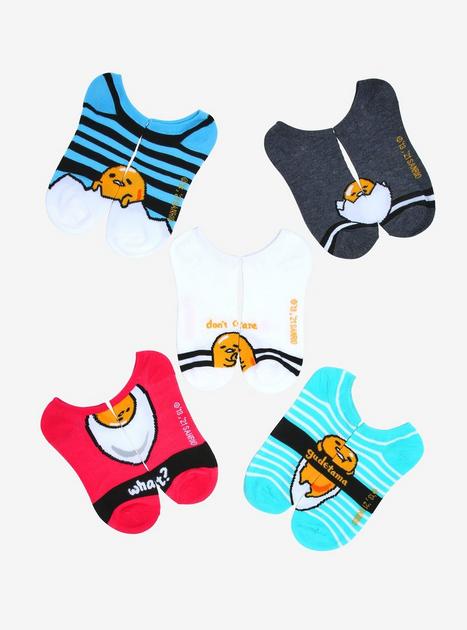 Sanrio Gudetama Striped Sock Set | BoxLunch