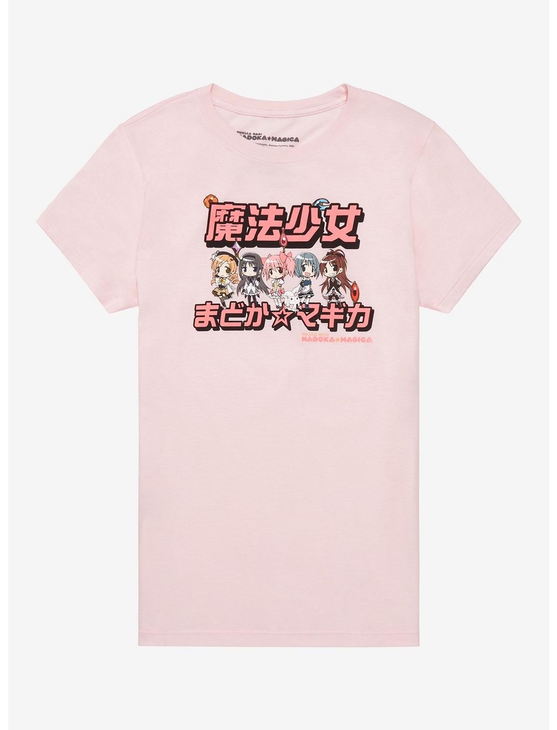 Puella Magi Madoka Magika Chibi Characters Girls T-Shirt, MULTI, hi-res