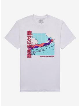 Studio Ghibli Kiki's Delivery Service Neon Pop Grid Boyfriend Fit Girls T-Shirt, , hi-res