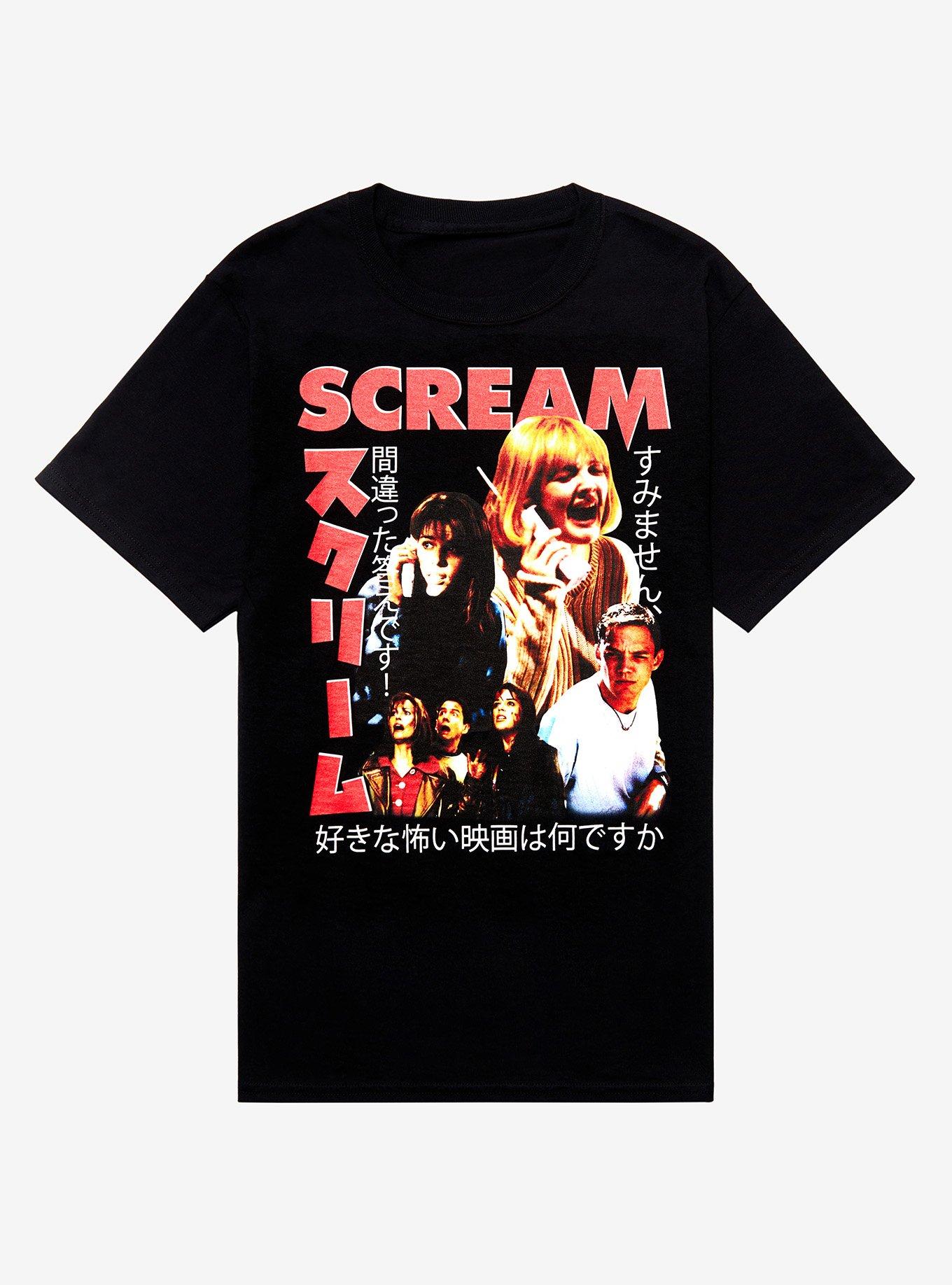 Scream Collage Boyfriend Fit Girls T-Shirt