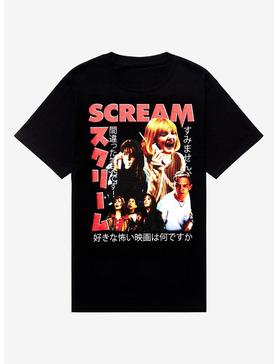 Plus Size Scream Collage Boyfriend Fit Girls T-Shirt, , hi-res