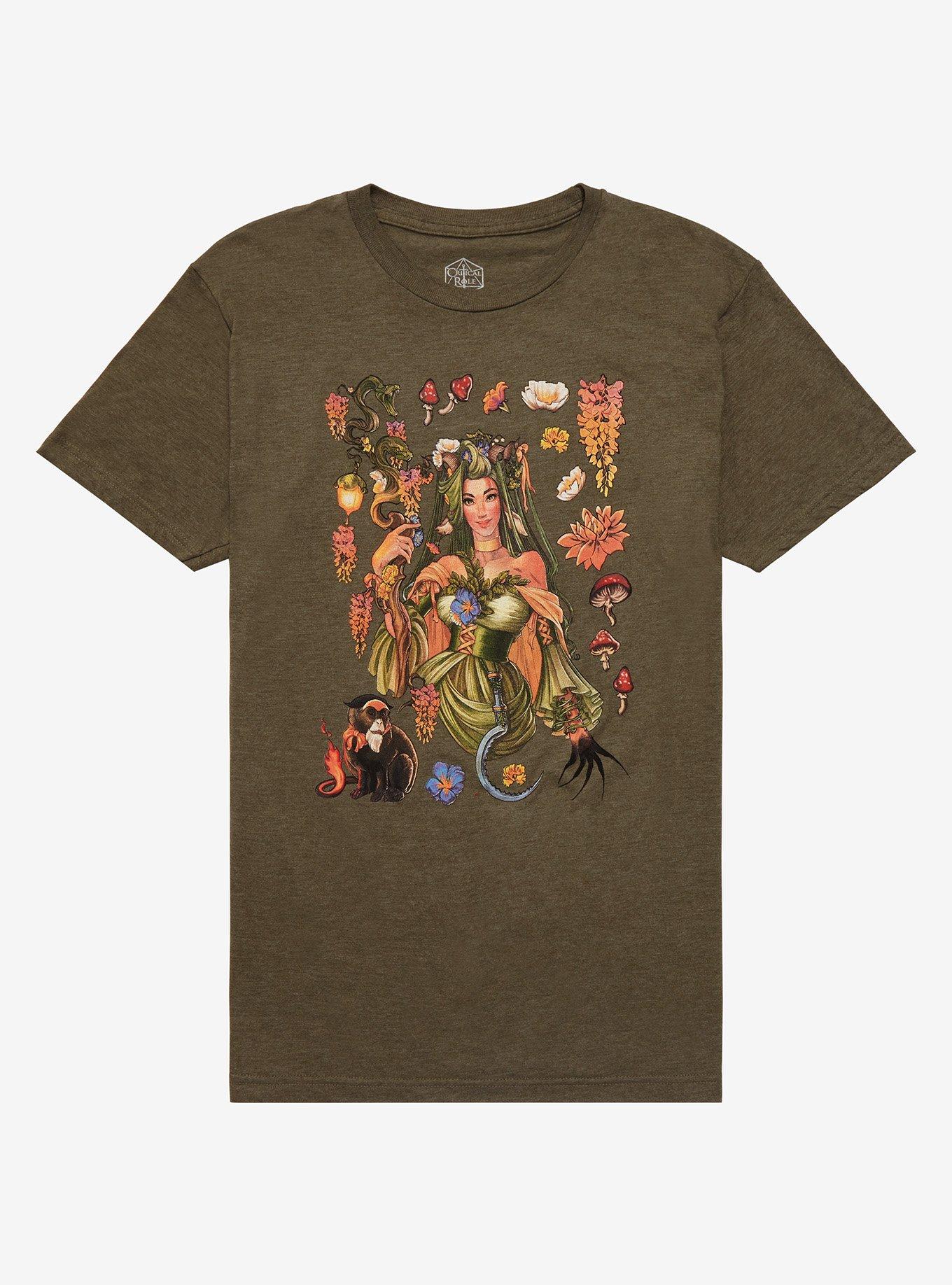 Critical Role Fearne Calloway Boyfriend Fit Girls T-Shirt, MULTI, hi-res