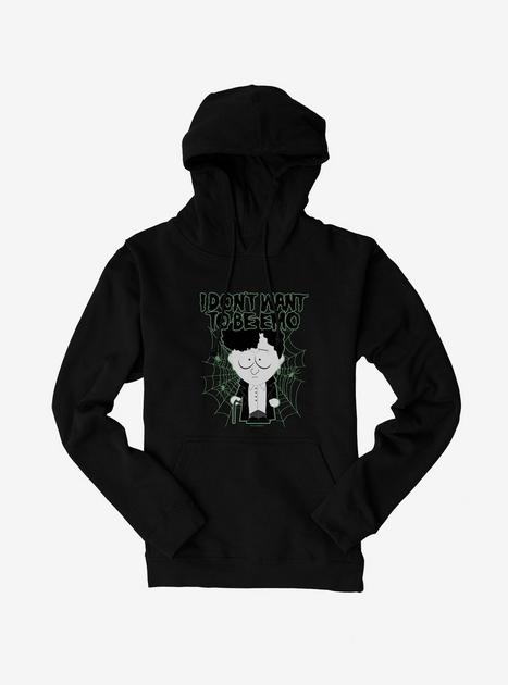 Emo black online hoodie